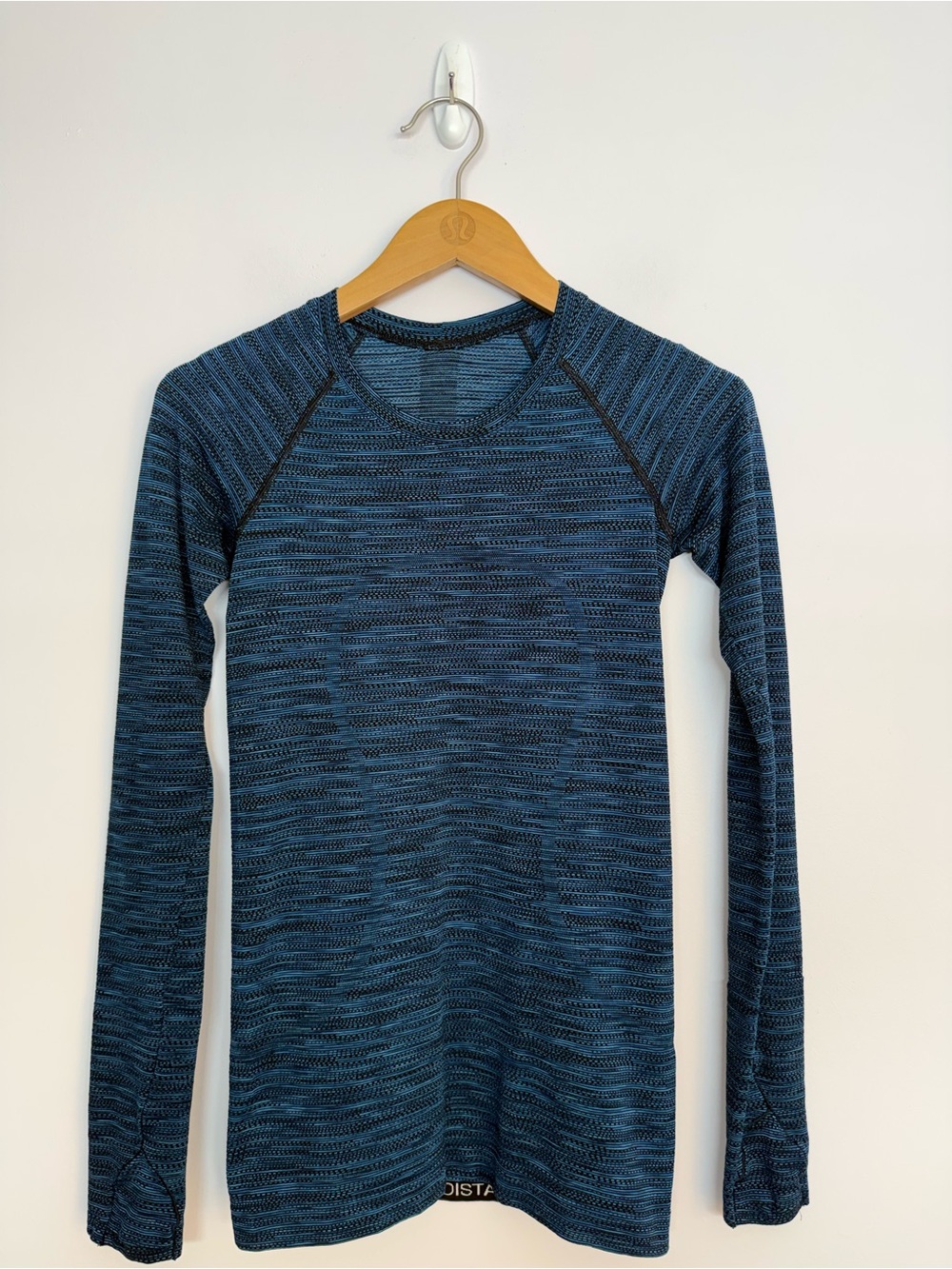 Lululemon Swiftly Tech Long Sleeve 2.0 Prism Stripe Turquoise Tide Sz 4